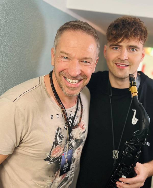 Patrick Lück mit André Schnura.