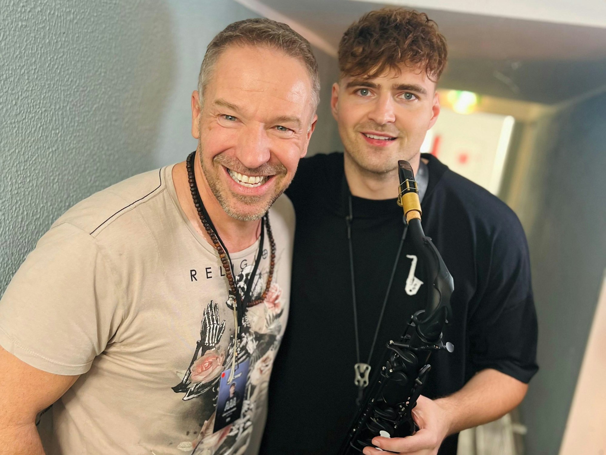 Patrick Lück mit André Schnura.