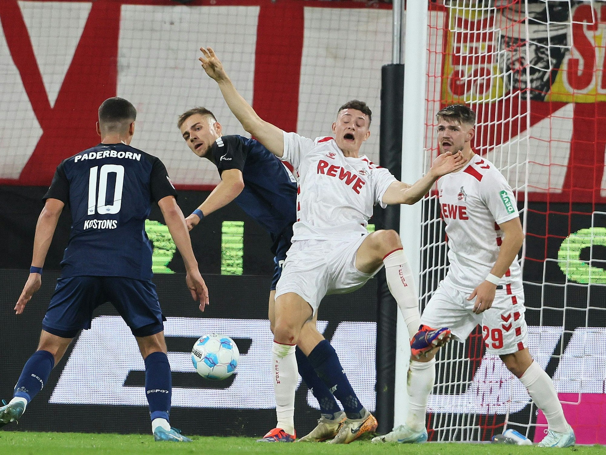Eric Martel im Spiel gegen Paderborn.