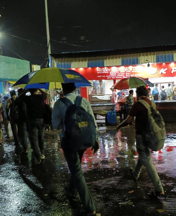 India Rainfall Heavy monsoon rains occur in Kolkata, West Bengal, India, on September 25, 2024.