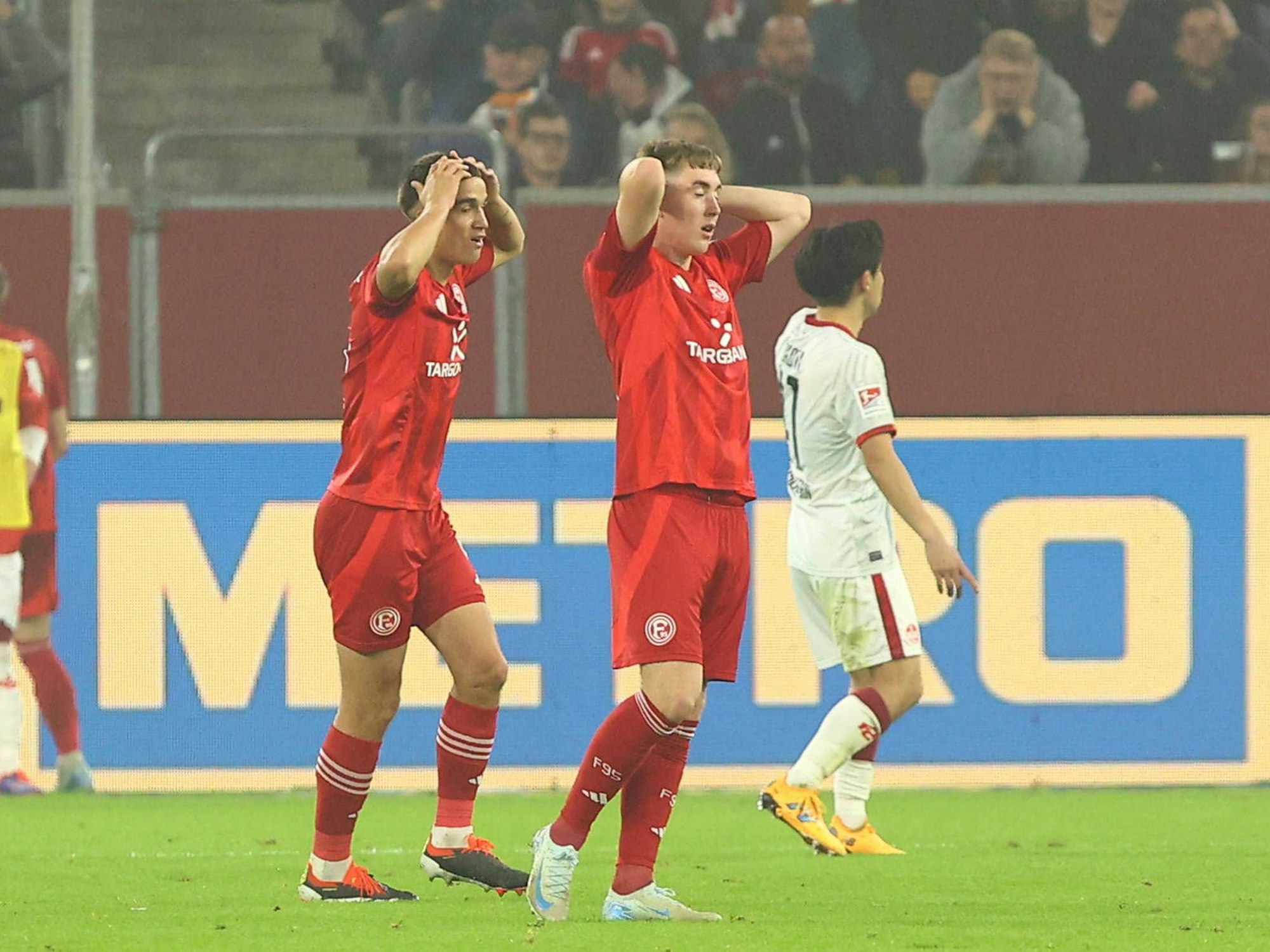 Enttäuschung bei den Fortuna-Profis.