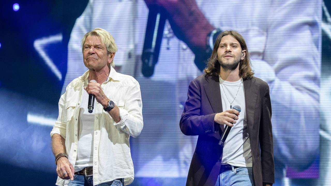 Julian und Matthias Reim bei einem gemeinsamen Auftritt.