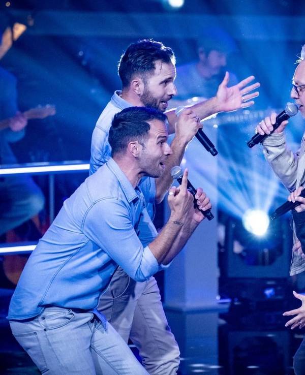 Battle zwischen Tibello Twins und Duo Deluxe bei „The Voice of Germany“.