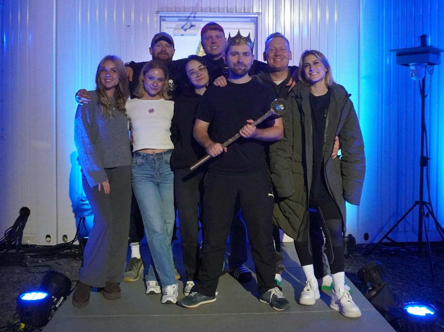 Schlussbild bei Knossis Big Brother.