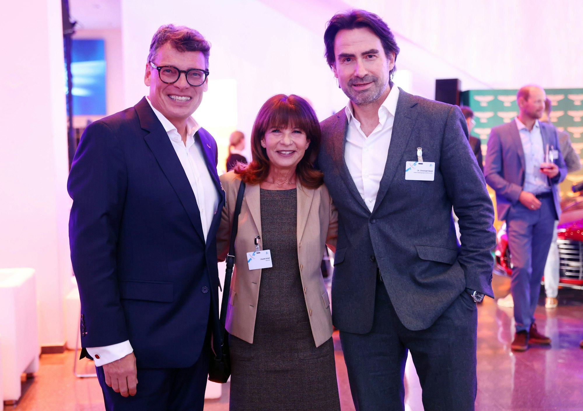 29.10.2024, Köln: Wirtschaftsnacht Rheinland - Messe Köln - Ehrengäste im Foyer. Foto: Thilo Schmülgen