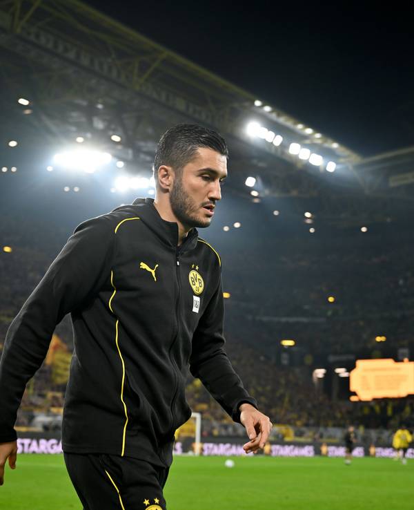 Nur Sahin kommt ins Stadion.