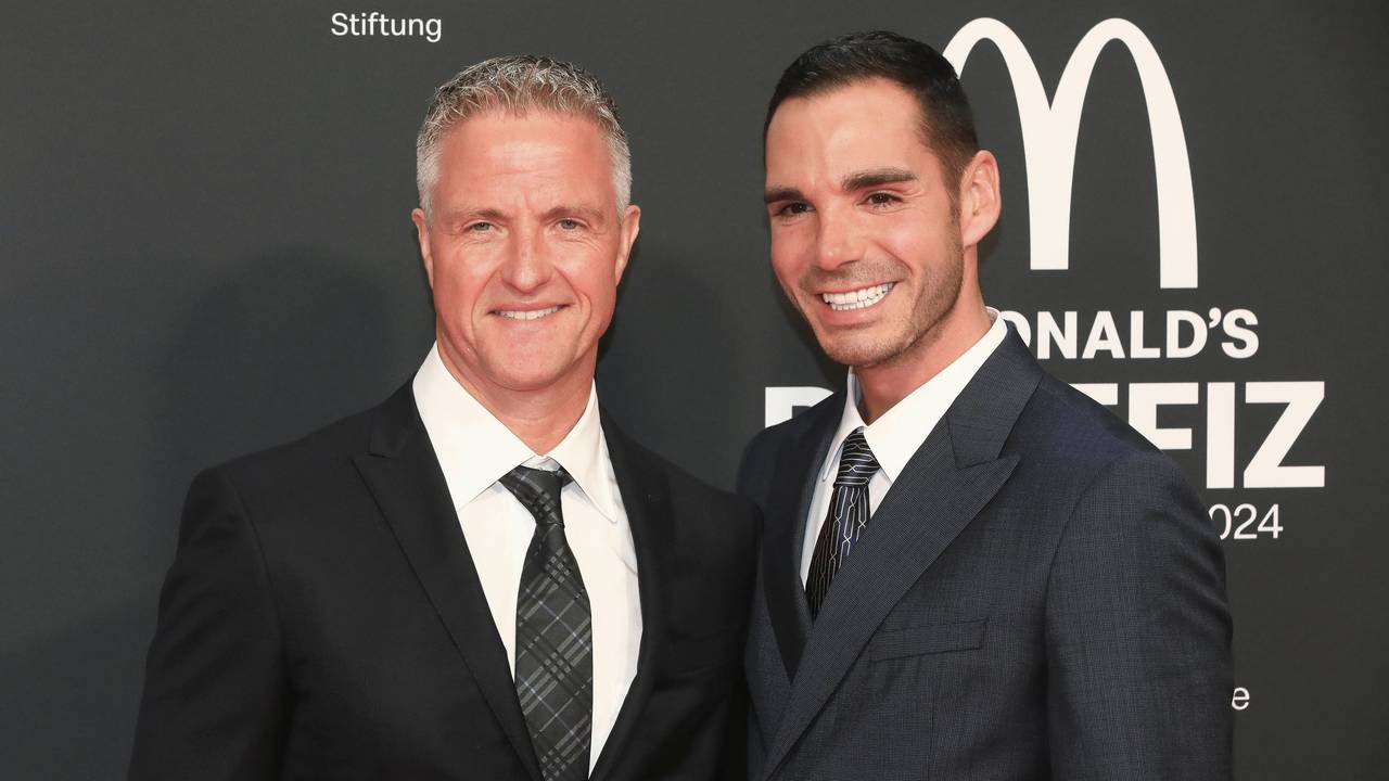 Ralf Schumacher und Etienne Bousquest-Cassagne am 26. Oktober bei der 19. McDonald s Benefiz Gala zugunsten der McDonald s Kinderhilfe Stiftung in den Eisbach Studios.