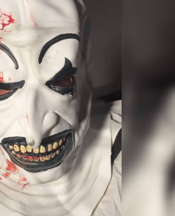 Oliver Pocher zeigt sich auf Instagram als Horror-Clown.