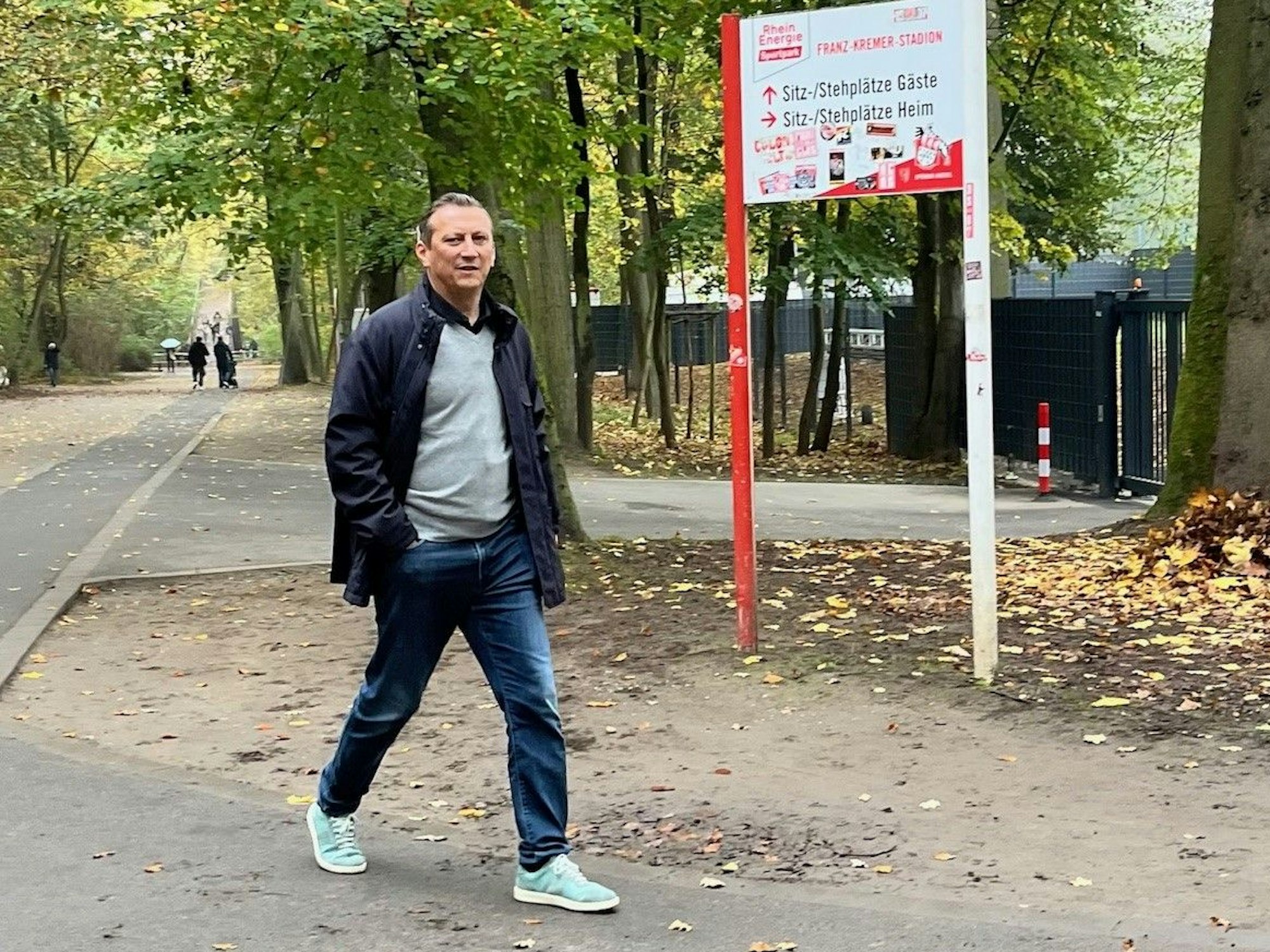 Lionel Souque am 1. November 2024 am Franz-Kremer-Stadion.