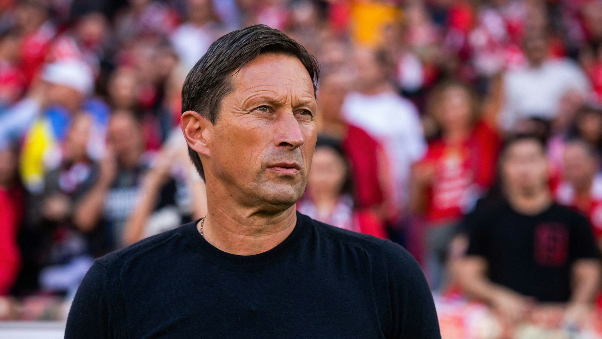Roger Schmidt bei einem Spiel von Benfica Lissabon.