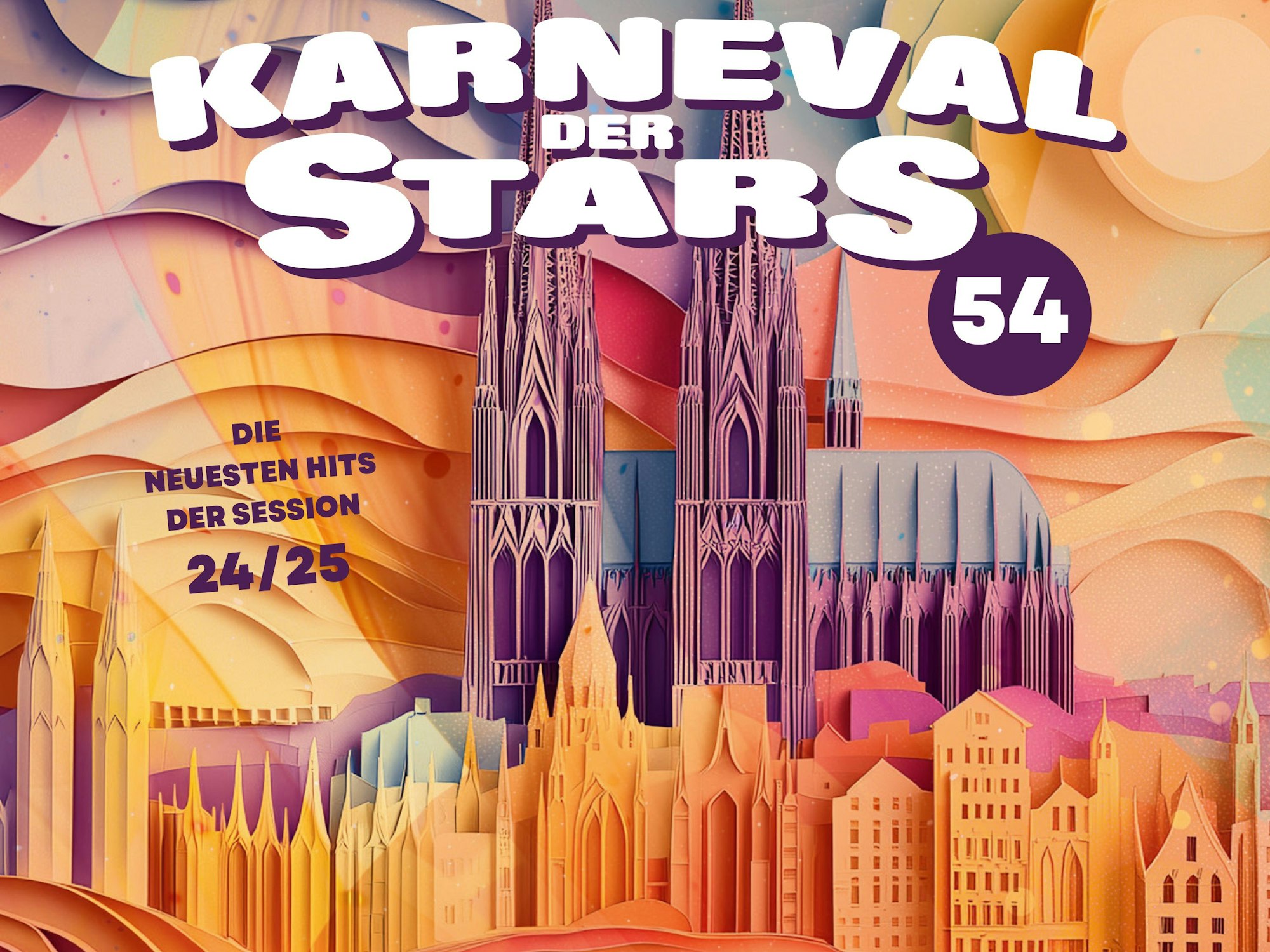 Cover der CD „Karneval der Stars 54“.