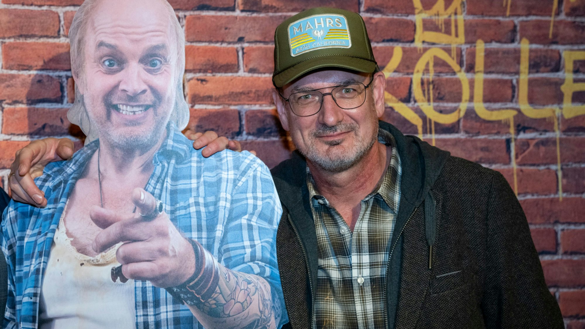 Tommy Jaud bei der Premiere. Das Musical „Die Königs vom Kiez“ gastiert in der Volksbühne am Rudolfplatz.