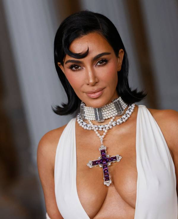 US media personality Kim Kardashian attends the LACMA Art+Film Gala at the Los Angeles County Museum of Art (LACMA) in Los Angeles, California, on November 2, 2024.