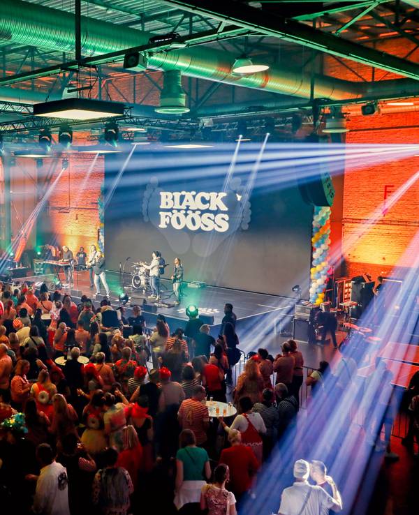 Blick in die Halle bei „Jeck am Butz“.