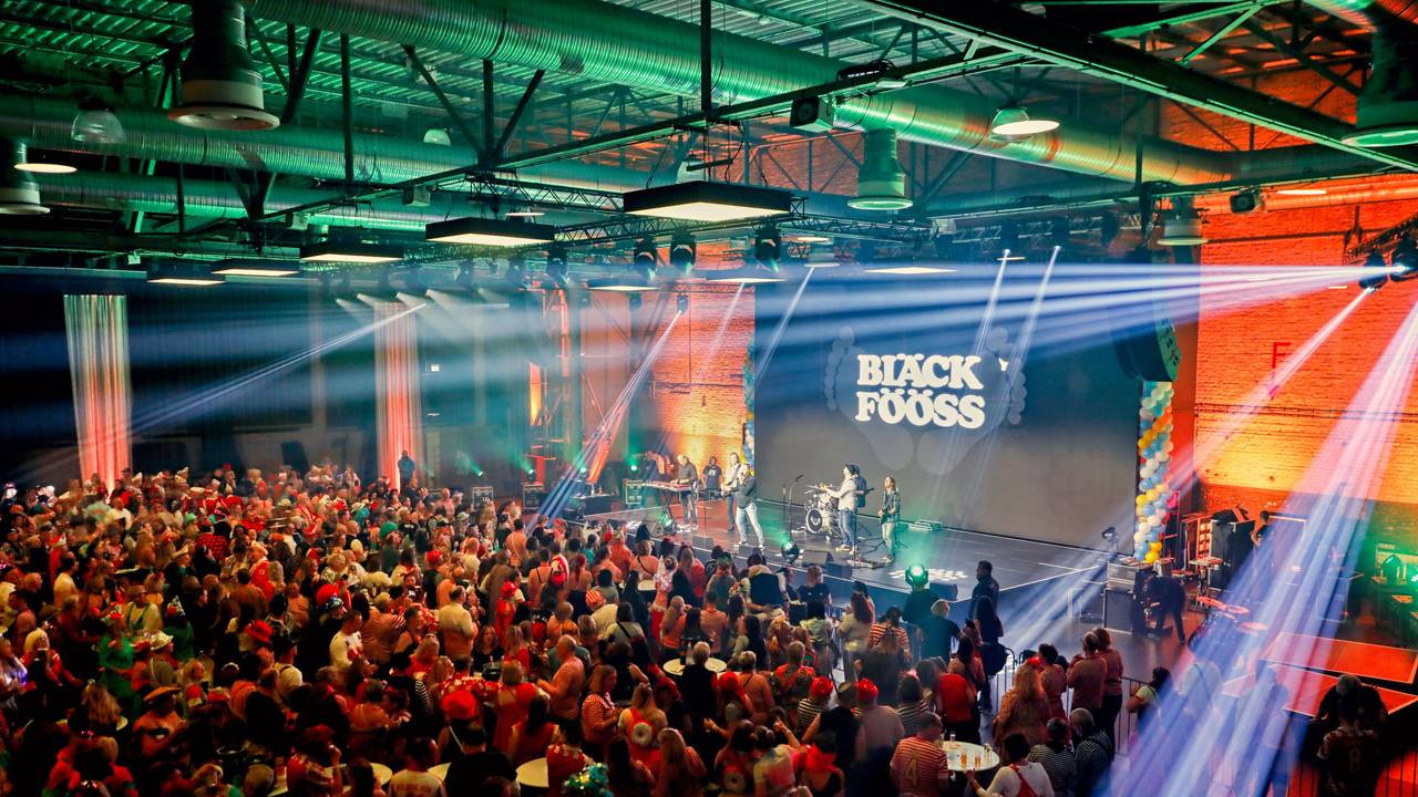 Blick in die Halle bei „Jeck am Butz“.