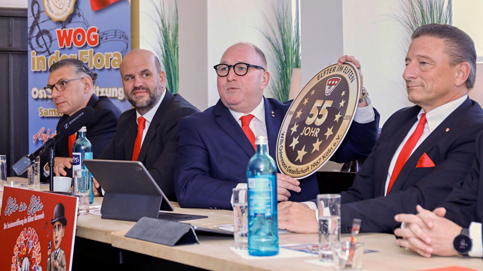 Pressekonferenz der Willi Ostermann Gesellschaft.