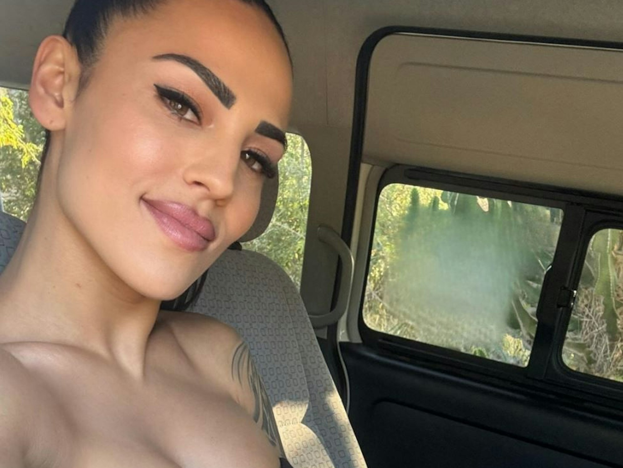 Elena Miras auf einem Selfie, das sie am 28. Mai 2024 auf Instagram hochgeladen hat.