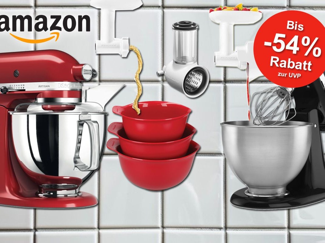 KitchenAid Sale bei Amazon bis zu 54% auf KitchenAid Produkte