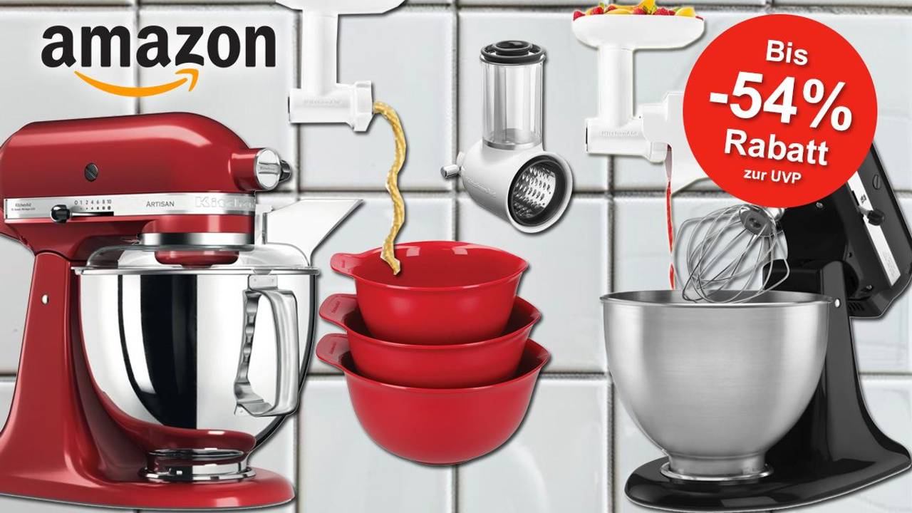 KitchenAid Sale bei Amazon bis zu 54% auf KitchenAid Produkte