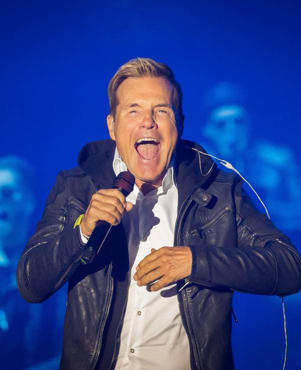Dieter Bohlen tritt beim Konzert in der Max-Schmeling-Halle auf.