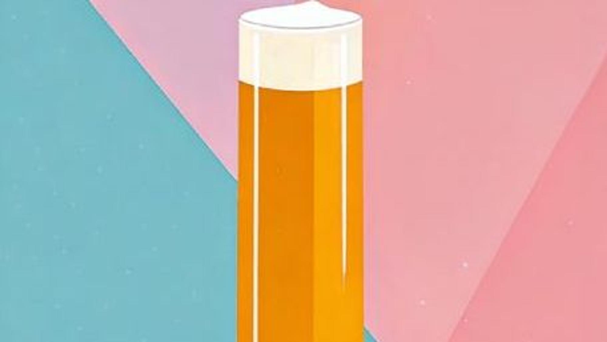 Ein Kölsch steht auf einem Kubus, darüber der Schriftzug des „Kölner Stadt-Anzeiger“.