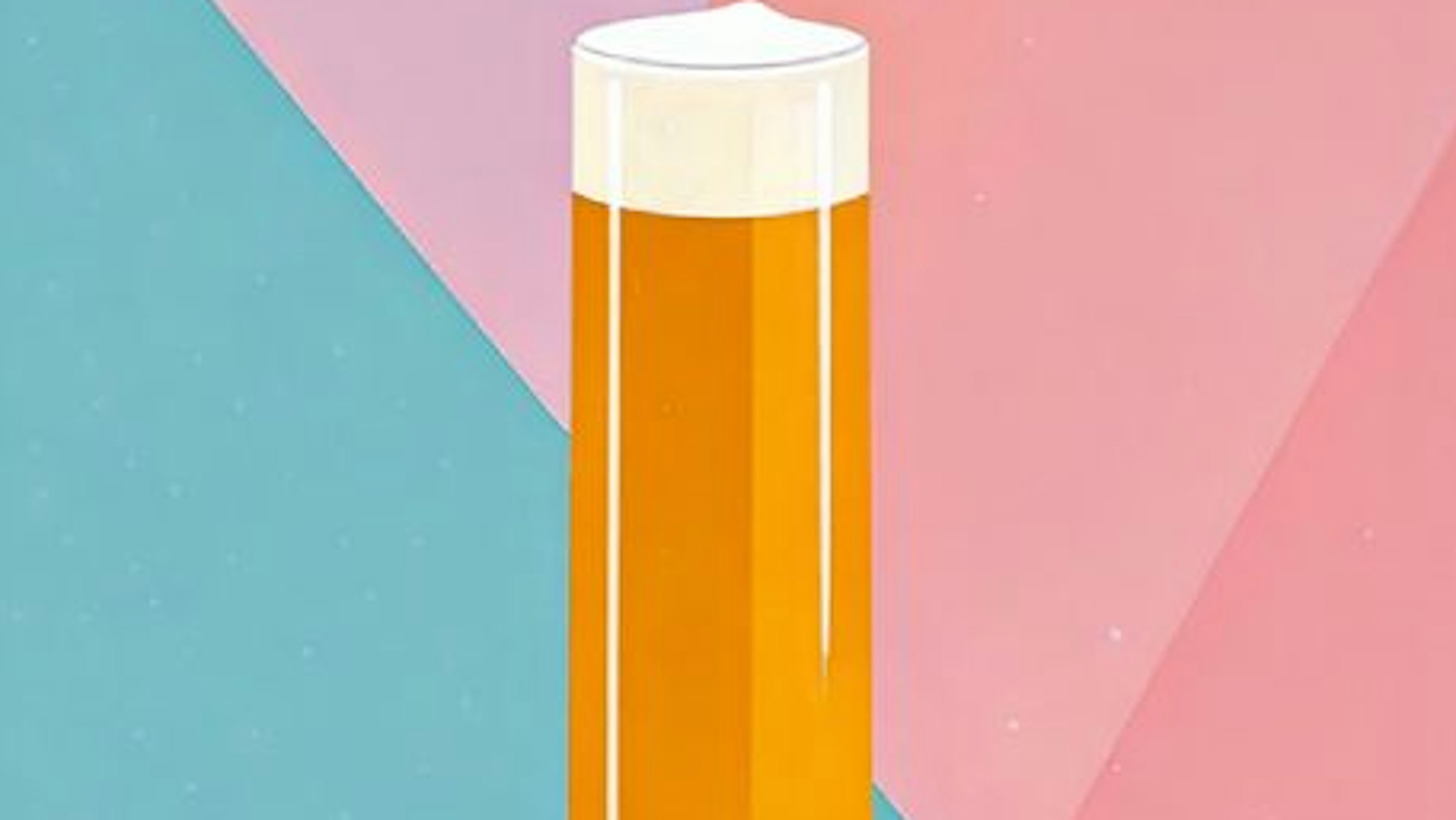 Ein Kölsch steht auf einem Kubus, darüber der Schriftzug des „Kölner Stadt-Anzeiger“.