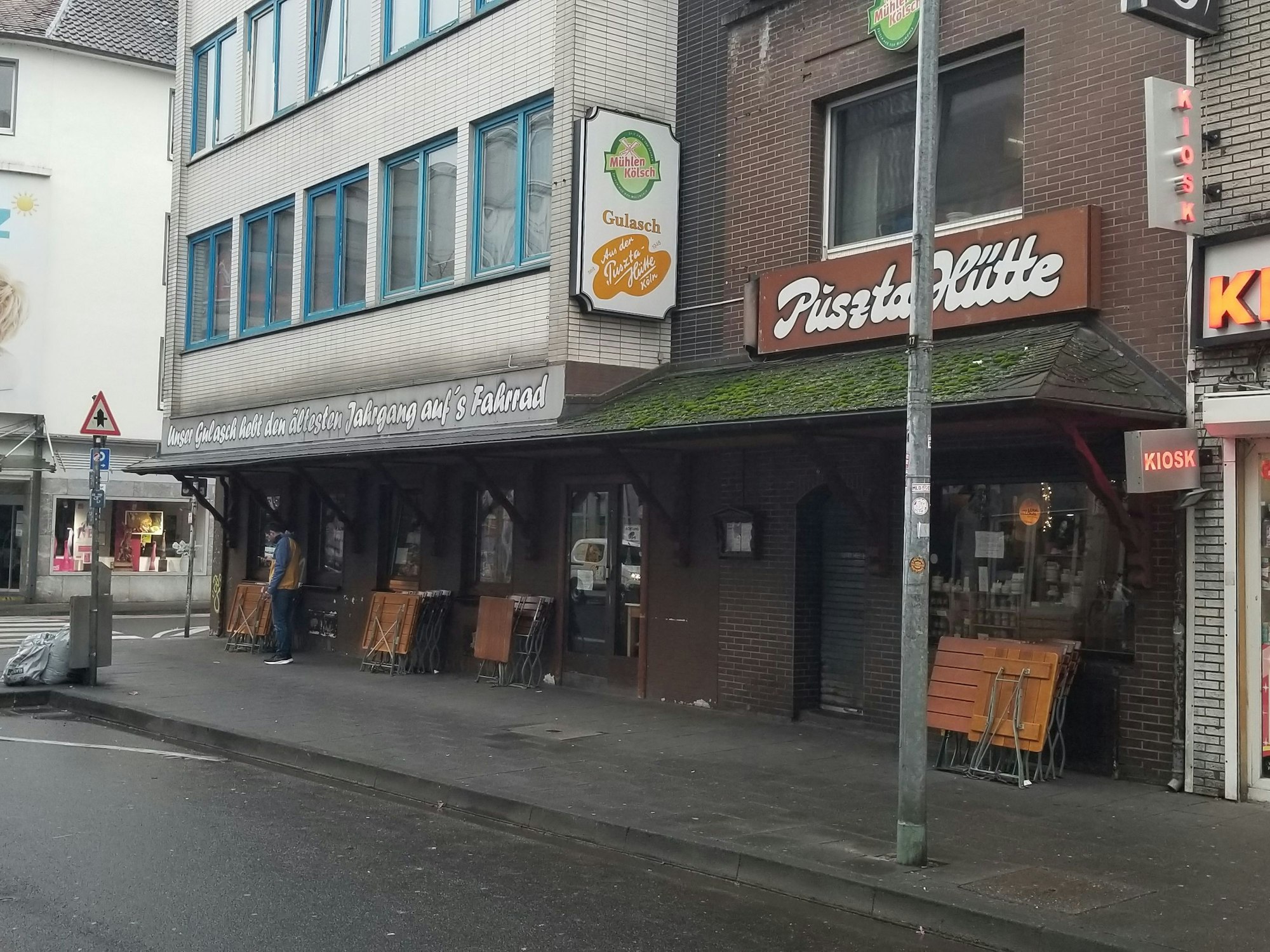 Die Puszta-Hütte in der Kölner Innenstadt am 7. November 2024