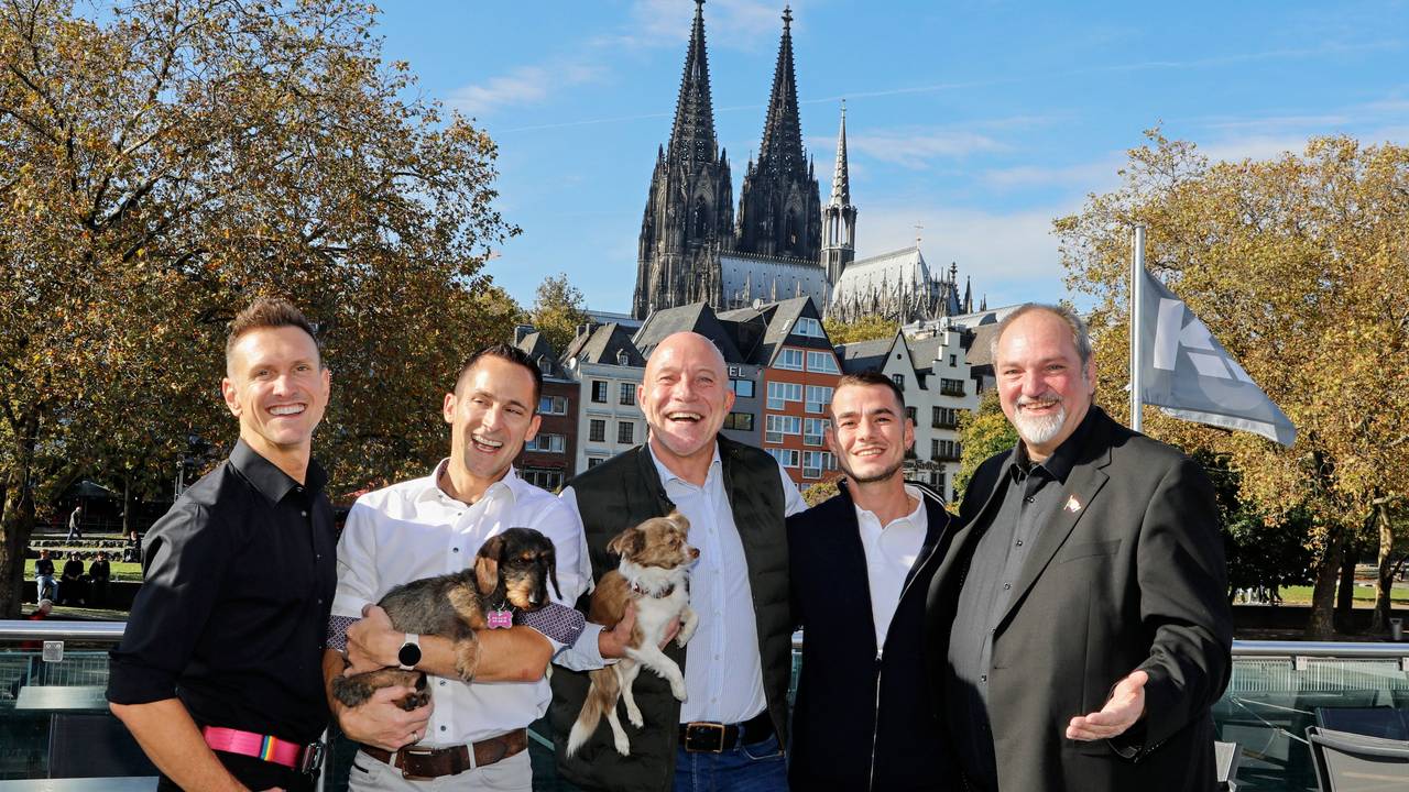 Das designierte Kölner Dreigestirn der Session 2025.