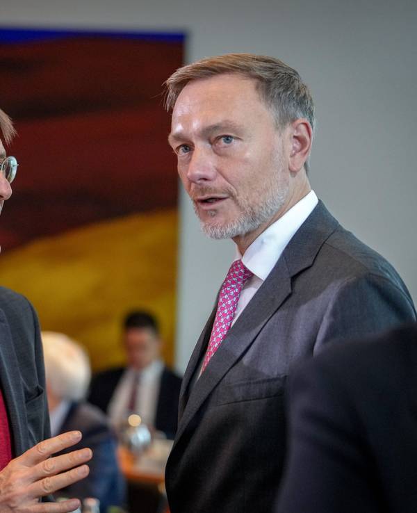 Karl Lauterbach und Christian Lindner im Gespräch.