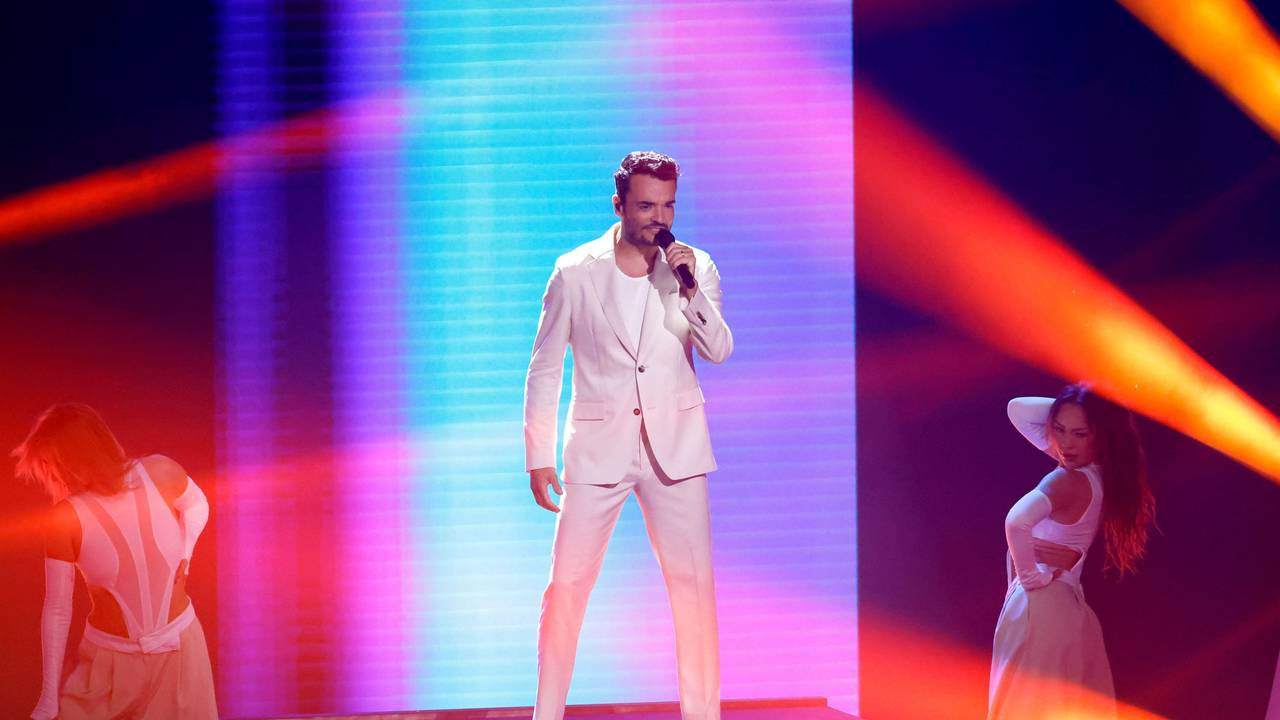 Sänger Giovanni Zarrella steht am 24. August 2024 in der ZDF-Musikshow „Die Giovanni Zarrella Show“ auf der Bühne.