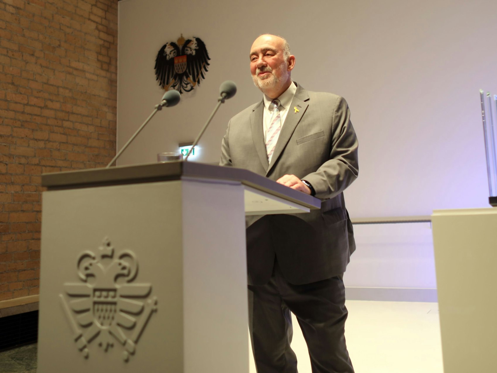 Ron Prosor, Botschafter des Staates Israel in Deutschland, bei der Verleihung am Donnerstag (7. November) in Köln.