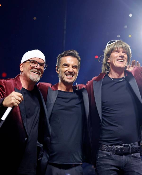 Popsänger DJ Ötzi, Moderator und Sänger Florian Silbereisen und Partyschlagersänger Mickie Krause als Formation MFG.
