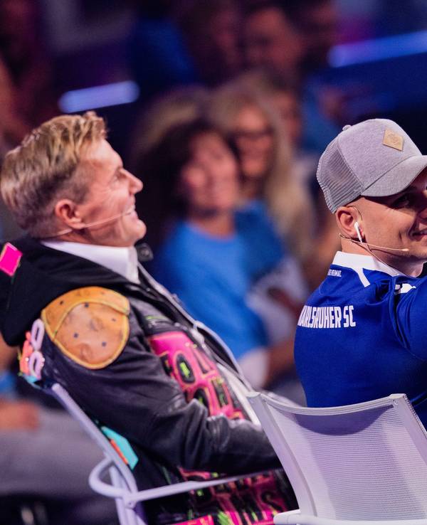 Pietro Lombardi und Dieter Bohlen im DSDS-Finale.