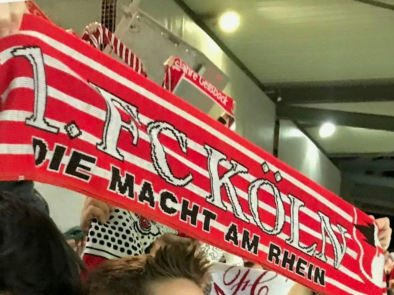 Fan-Schal verloren: Ein junger FC-Fan sucht dieses schöne Stück.