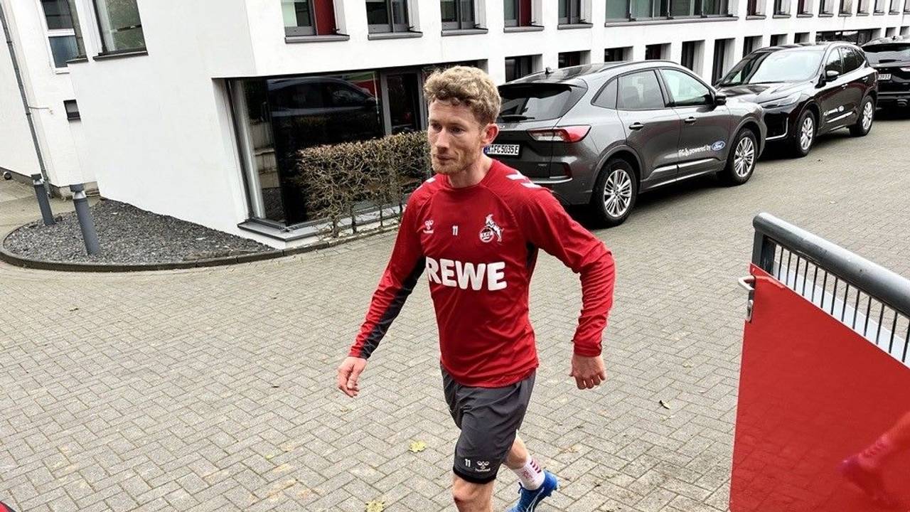 Florian Kainz nach dem FC-Training.