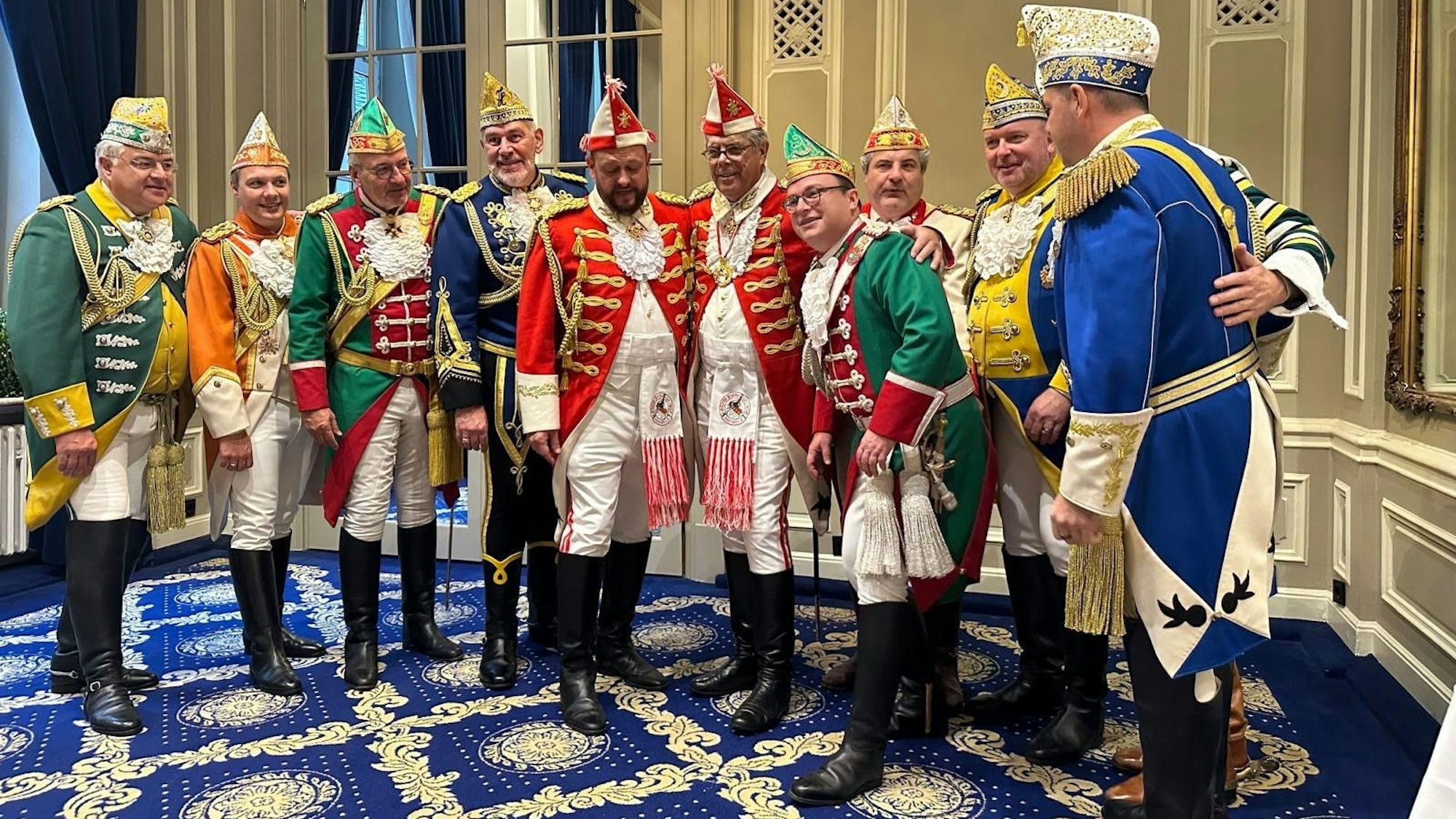 Präsidenten mit Heinz-Günther Hunold und Dirk Wissmann.