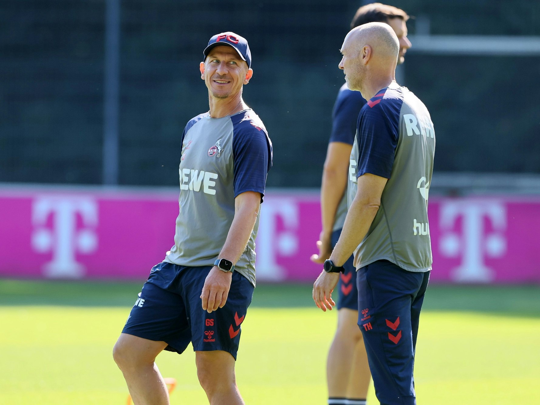 1. FC Köln, Training, von links: Gerhard Struber, Thomas Hickersberger