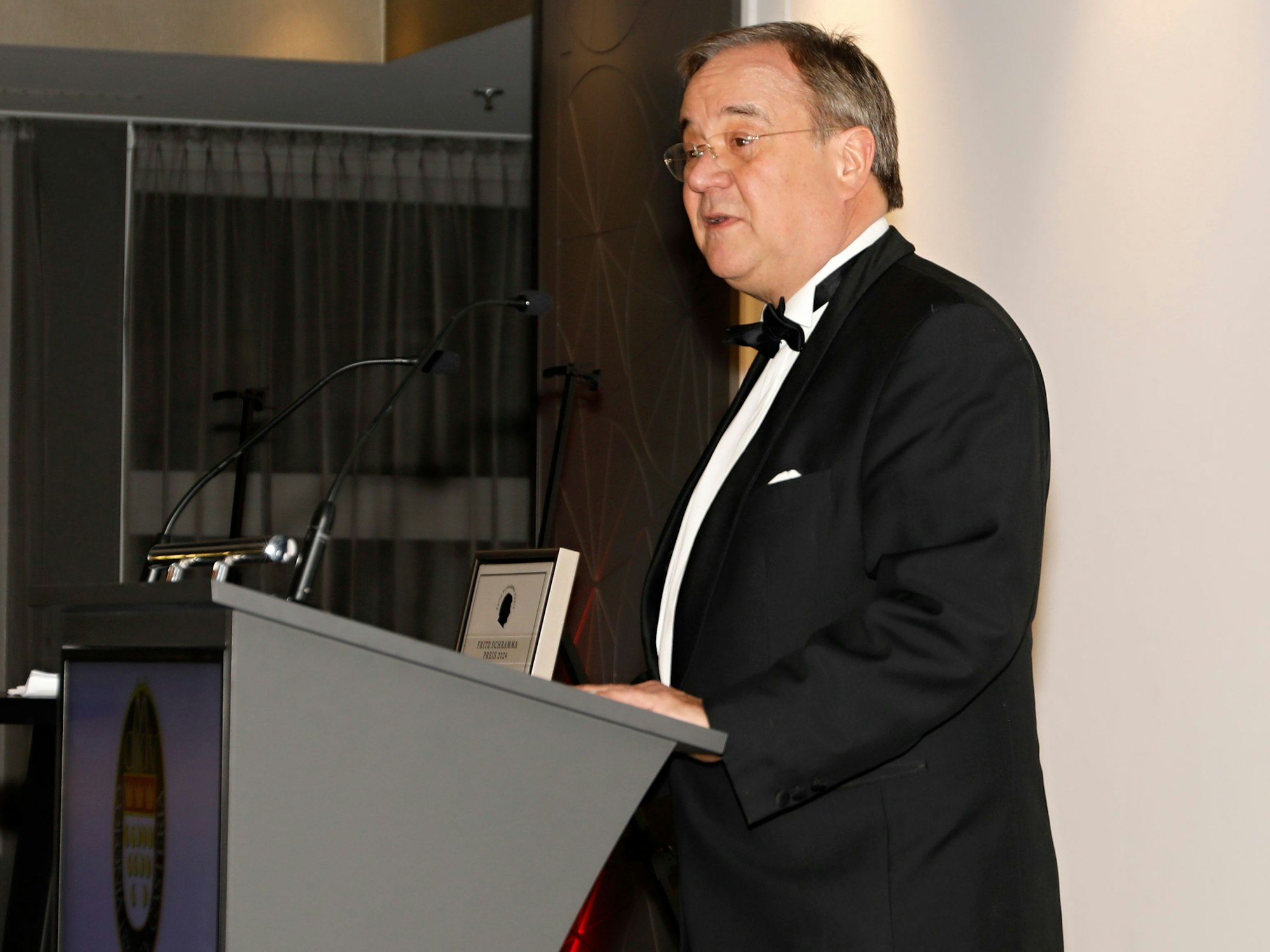 Armin Laschet bei seiner Rede in Köln.