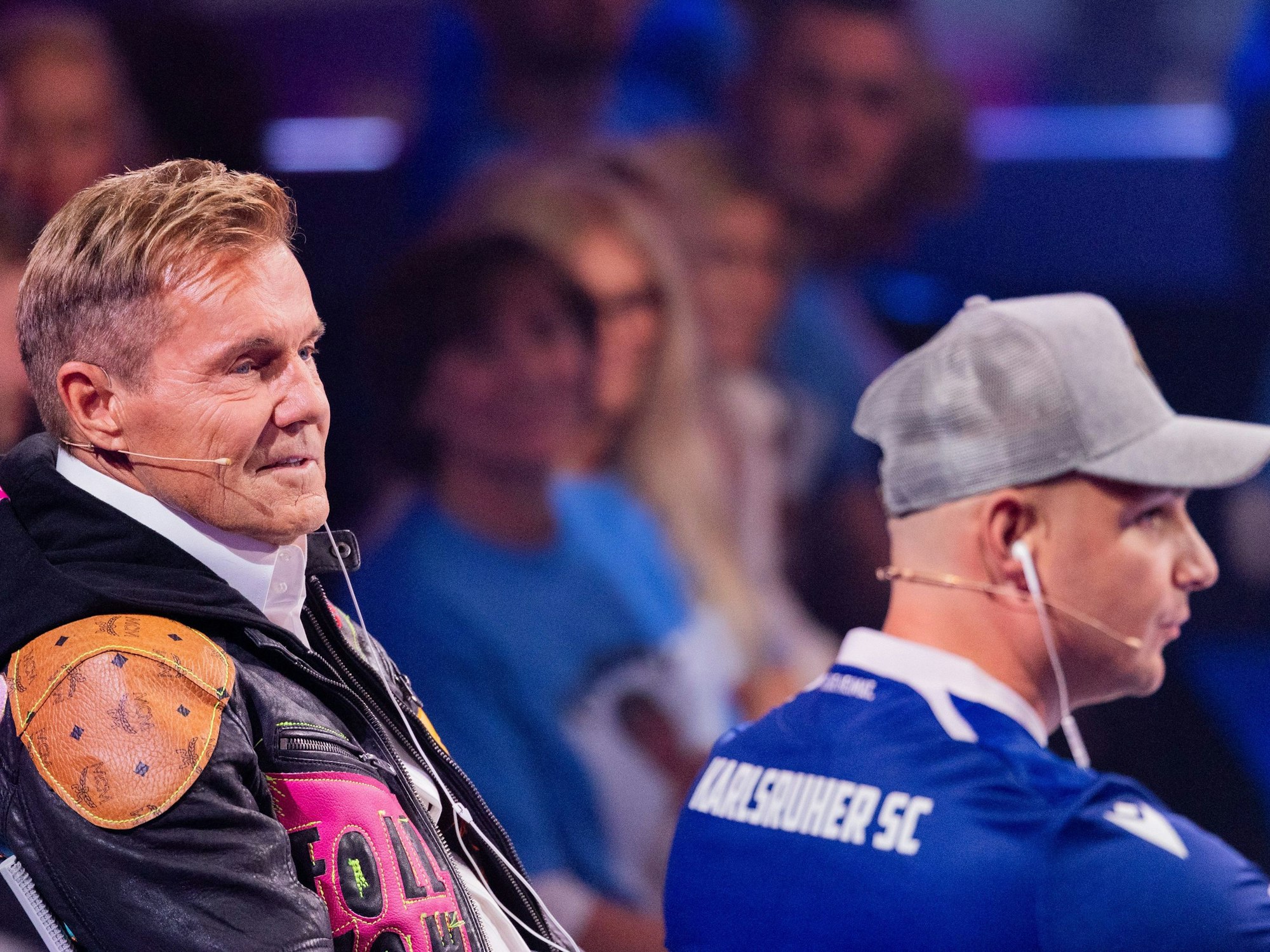 Dieter Bohlen (links) und Pietro Lombardi im „Deutschland sucht den Superstar“-Finale am 9. November 2024 in Köln