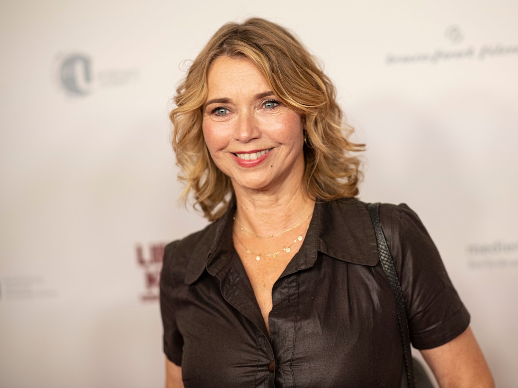 Tina Ruland, Schauspielerin, kommt zur Weltpremiere des Films „Lieber Kurt“.