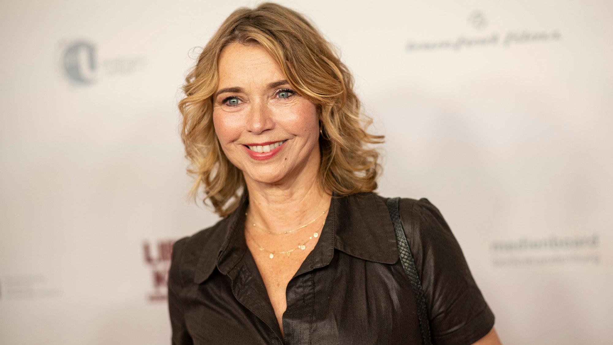 Tina Ruland, Schauspielerin, kommt zur Weltpremiere des Films „Lieber Kurt“.