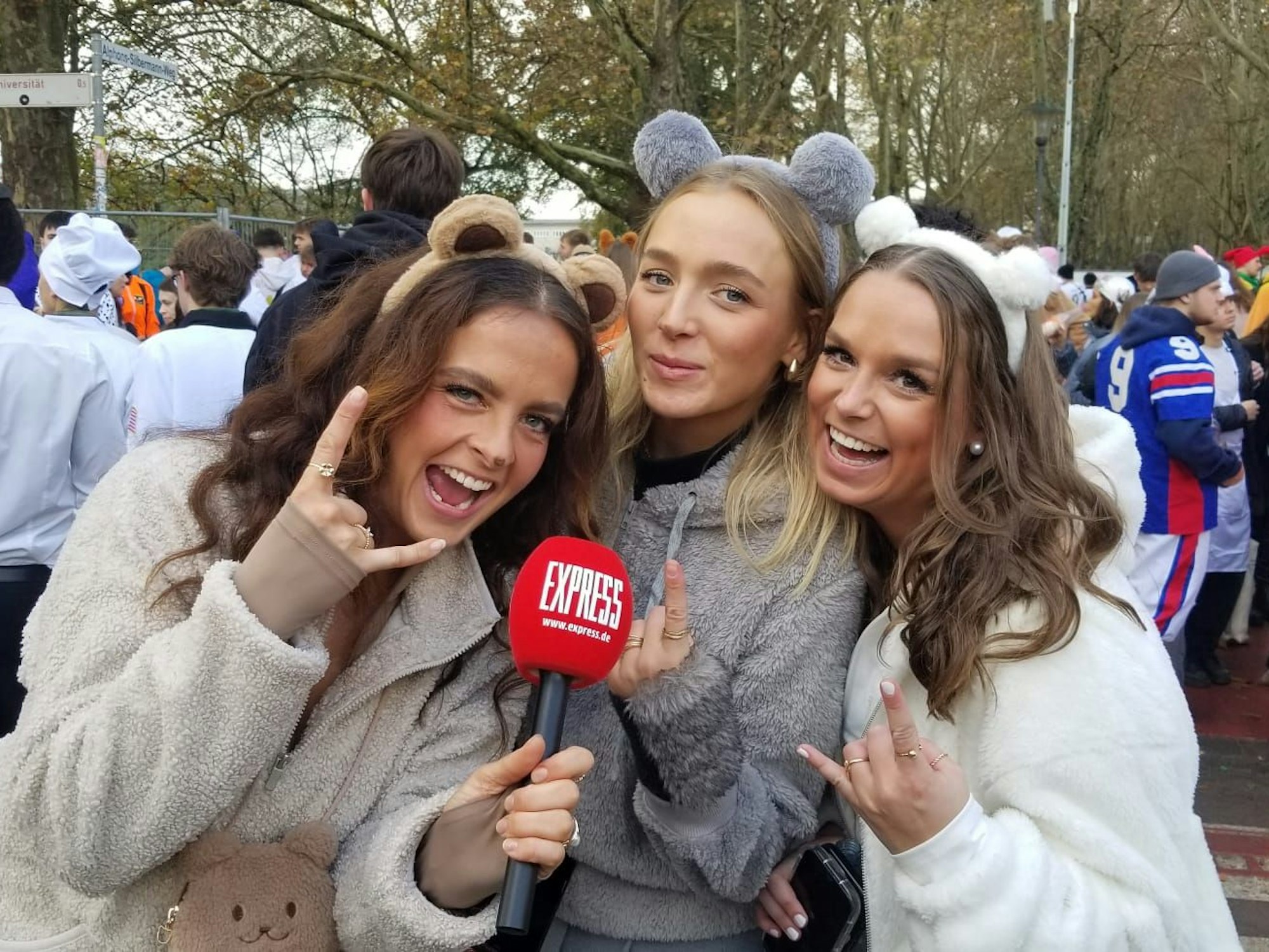 Die Bärchen-Gruppe aus Kleve am 11.11. in Köln.