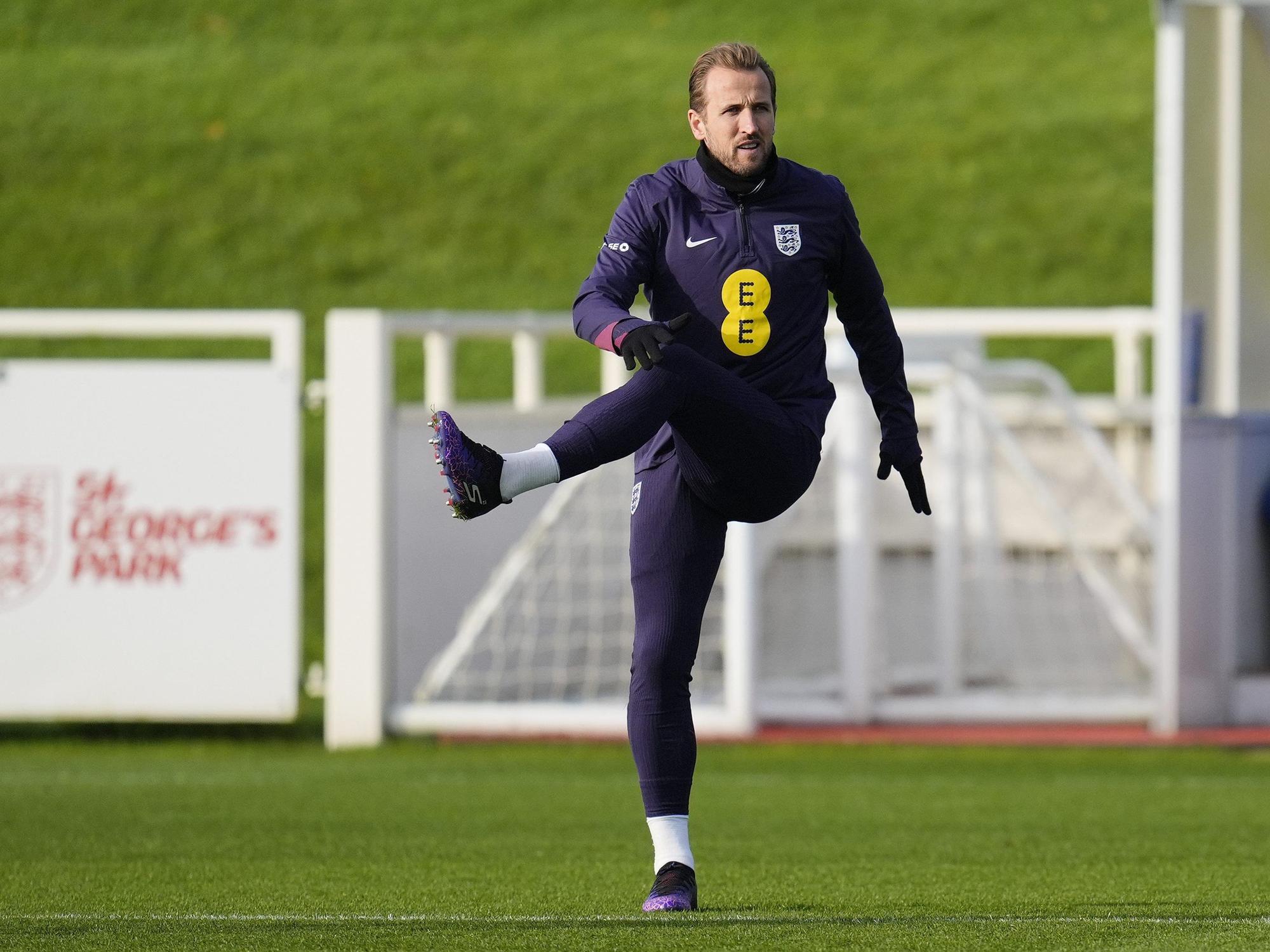 Harry Kane während einer Trainingseinheit.