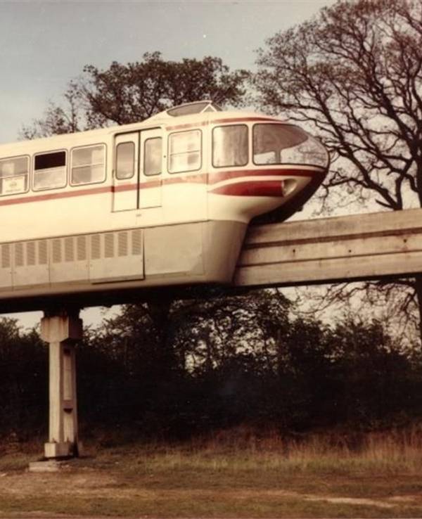 Die Alweg-Bahn-Versuchsanlage 1957 in Fühlingen