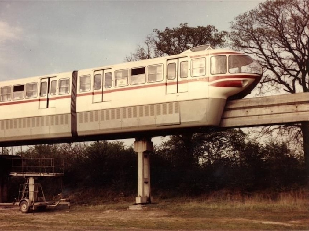 Die Alweg-Bahn-Versuchsanlage 1957 in Fühlingen