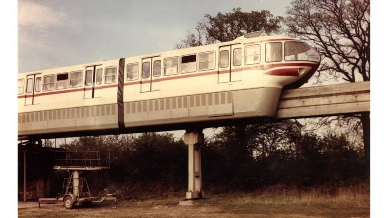 Die Alweg-Bahn-Versuchsanlage 1957 in Fühlingen