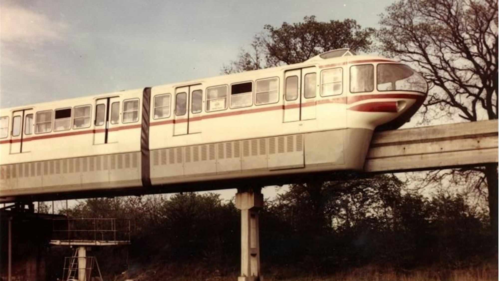 Die Alweg-Bahn-Versuchsanlage 1957 in Fühlingen
