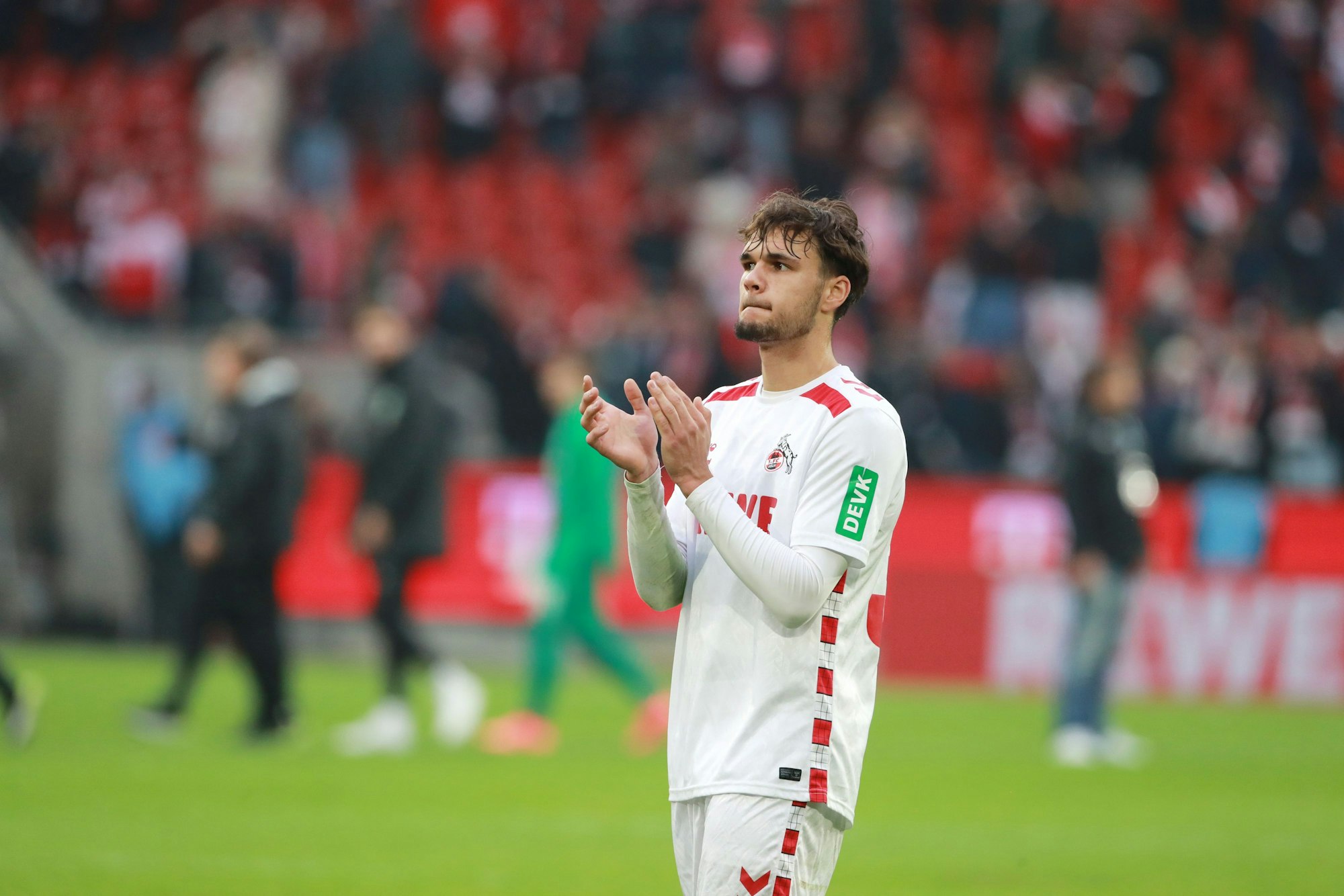 Max Finkgräfe nach dem Sieg gegen Fürth.