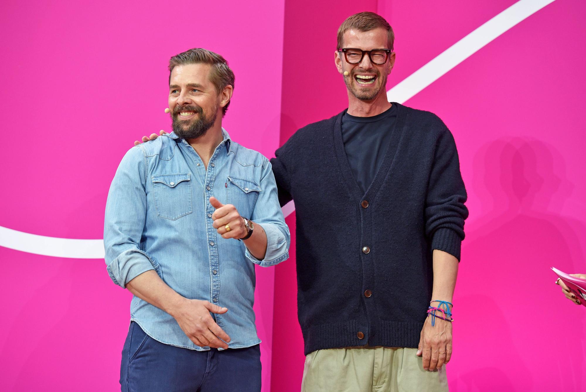 Klaas Heufer-Umlauf, Joko Winterscheidt bei der YESCON 5.0 in der Telekom Hauptstadtrepräsentanz in Berlin.