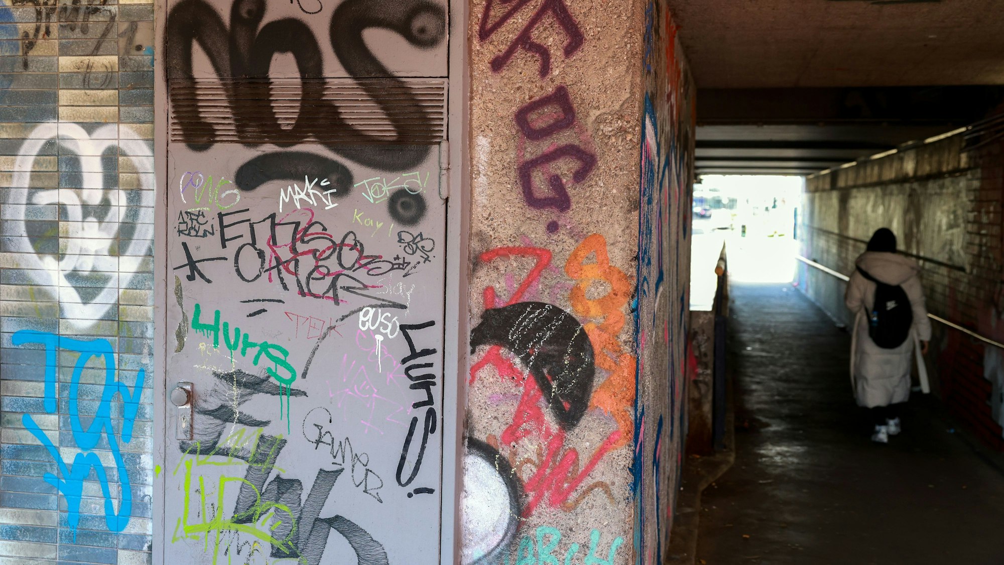 Die Haltestelle Geldernstraße/Parkgürtel